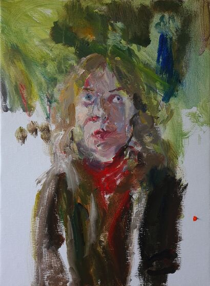 Agnes - a Paint Artowrk by Märta König